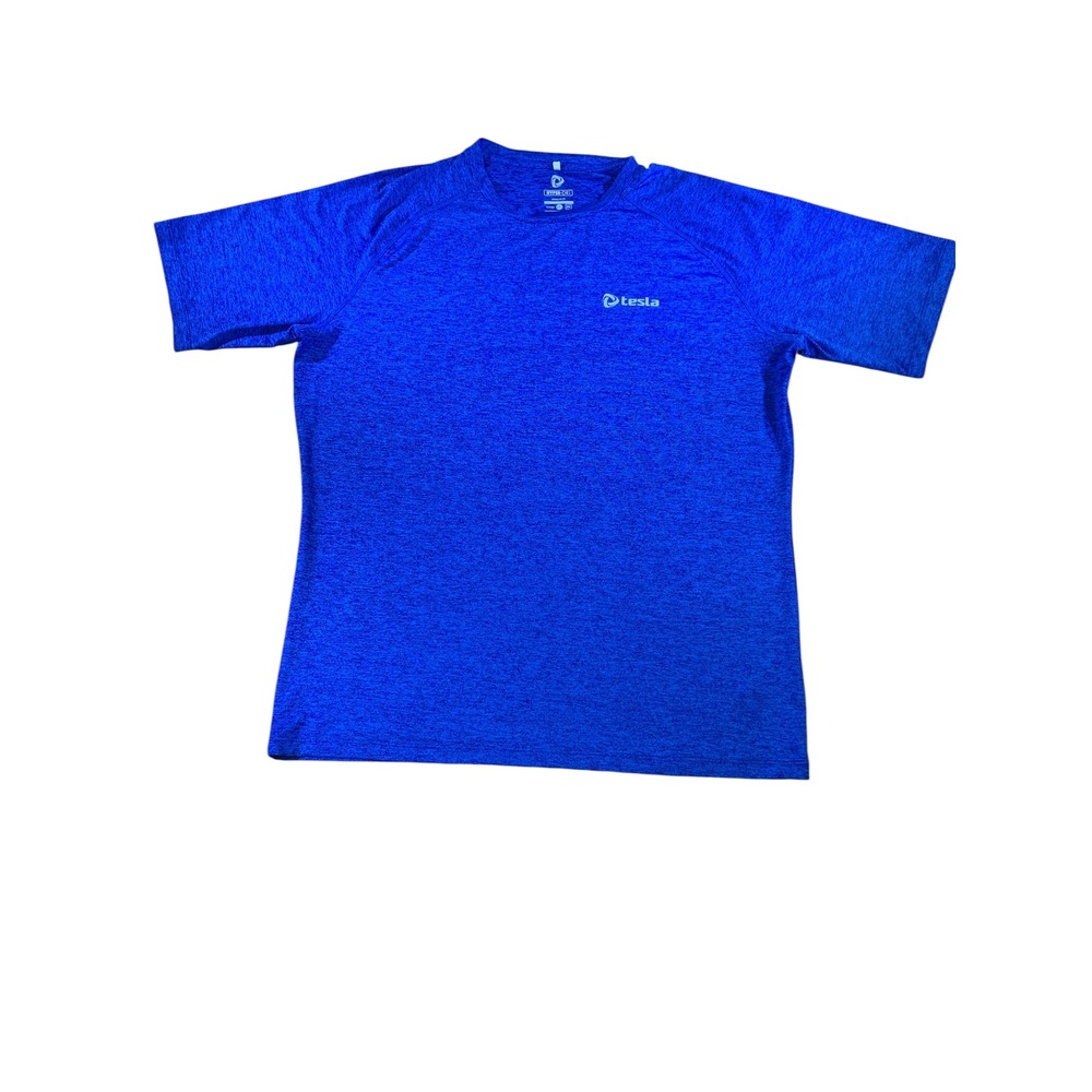 Tesla‎ Hyper-Dri T-Shirt Mens XXL Athletic Blue Short Sleeve